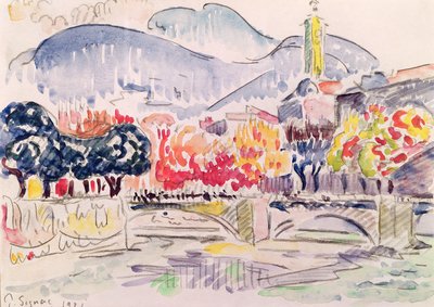 Le Paillon, Nice by Paul Signac